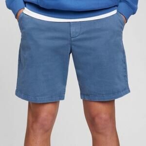 Gap Mens 8" Vintage Shorts - Blue Chill - Size 33